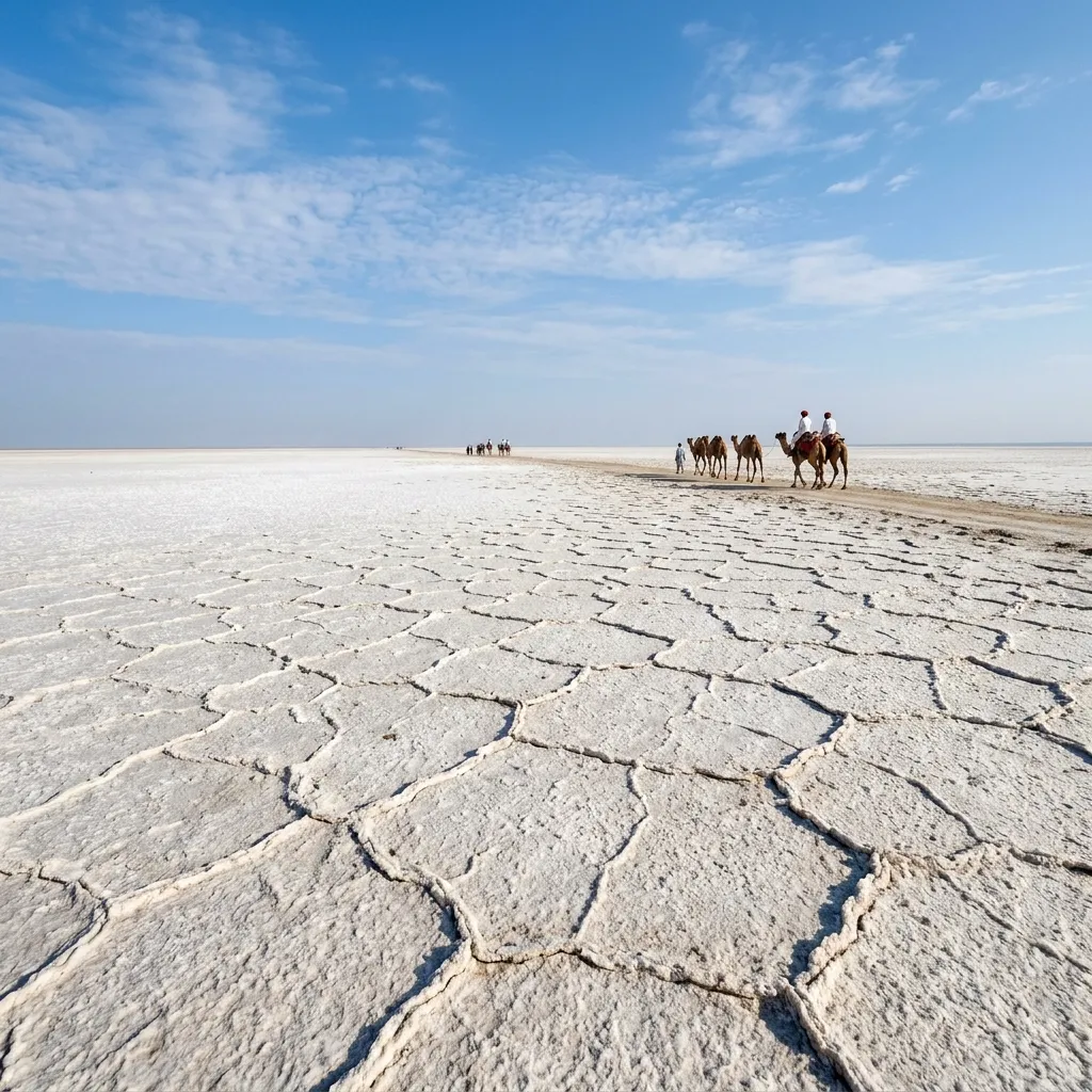 Rann of Kutch taxi route